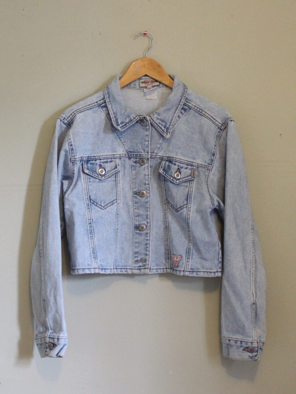 Guess Denim Cropped Jacket
